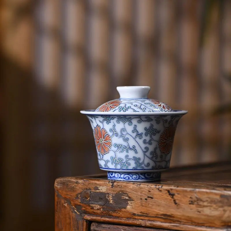 Ya Xiang 130cc - Jing De Zhen Porcelain Gaiwan zycschina