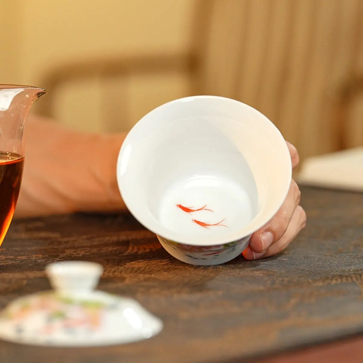 Yao Chan Wan Guan 130cc - Jingdezhen Porcelain Gaiwan zycschina
