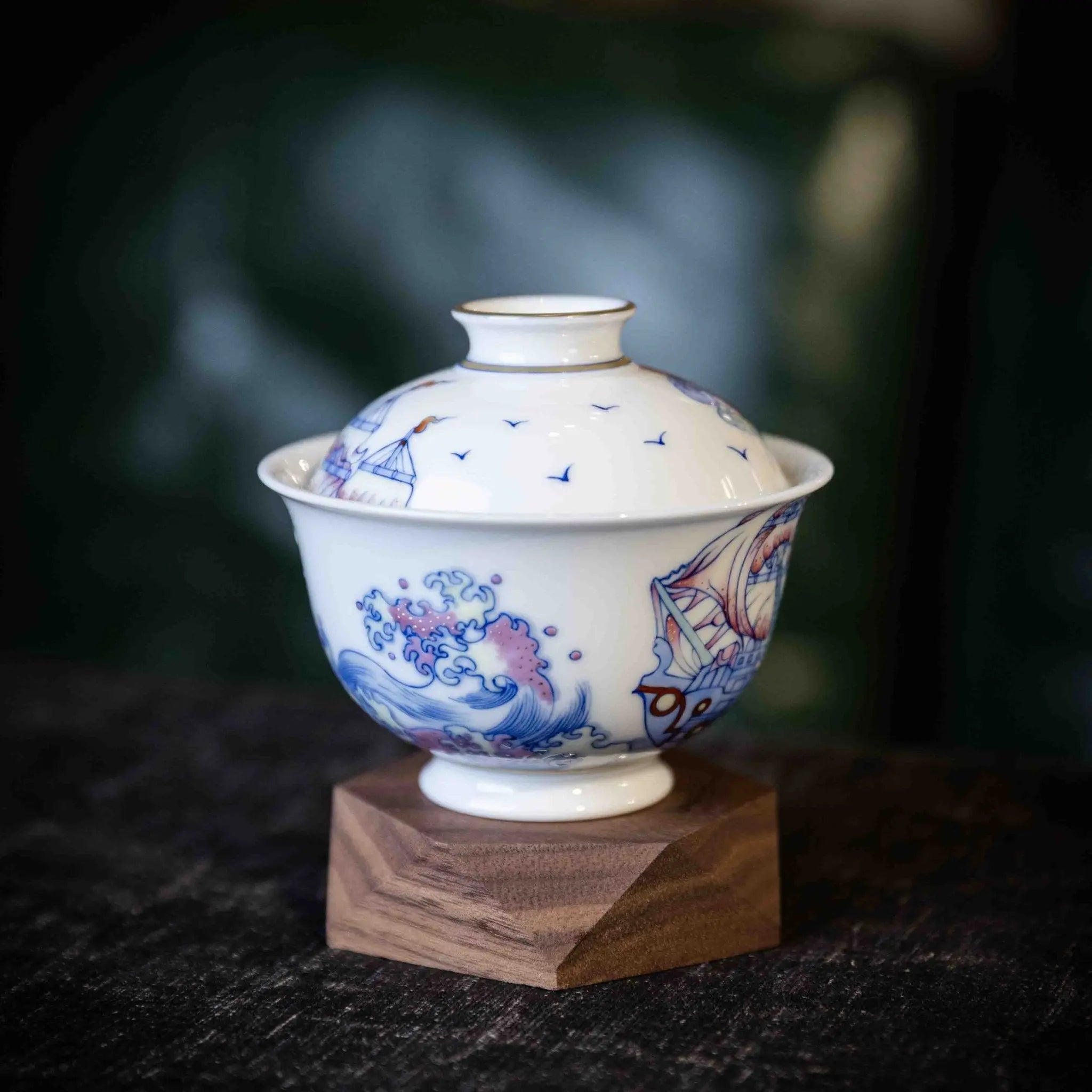 Yi Fan Feng Shun 180cc - Jing De Zhen Porcelain Gaiwan zycschina