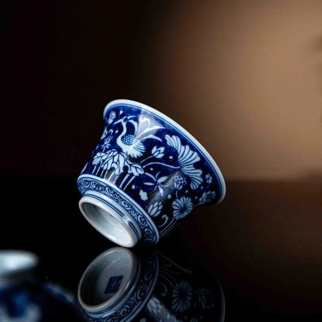 Yi Lu Lian Ke 175cc - Jing De Zhen Porcelain Gaiwan zycschina
