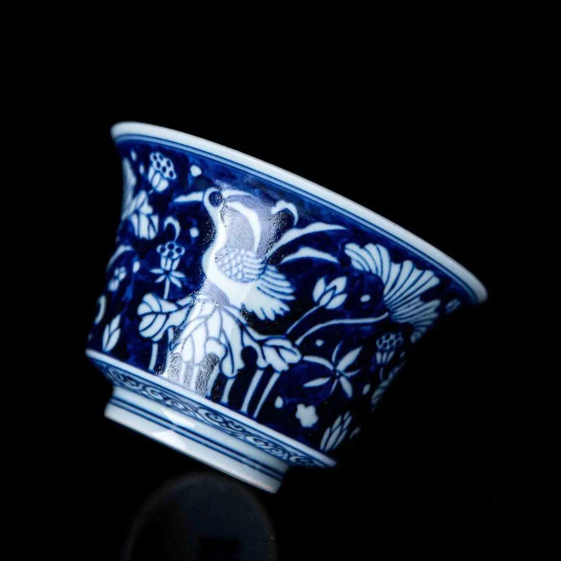 Yi Lu Lian Ke 175cc - Jing De Zhen Porcelain Gaiwan zycschina