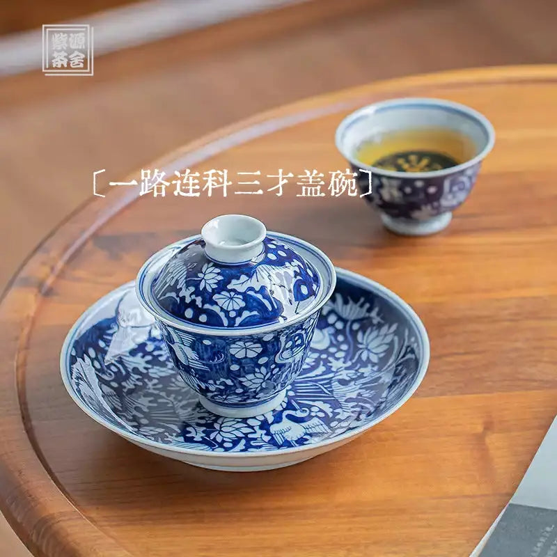 Yi Lu Lian Ke - Jing De Zhen Porcelain Gaiwan zycschina