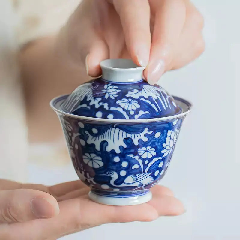 Yi Lu Lian Ke - Jing De Zhen Porcelain Gaiwan zycschina