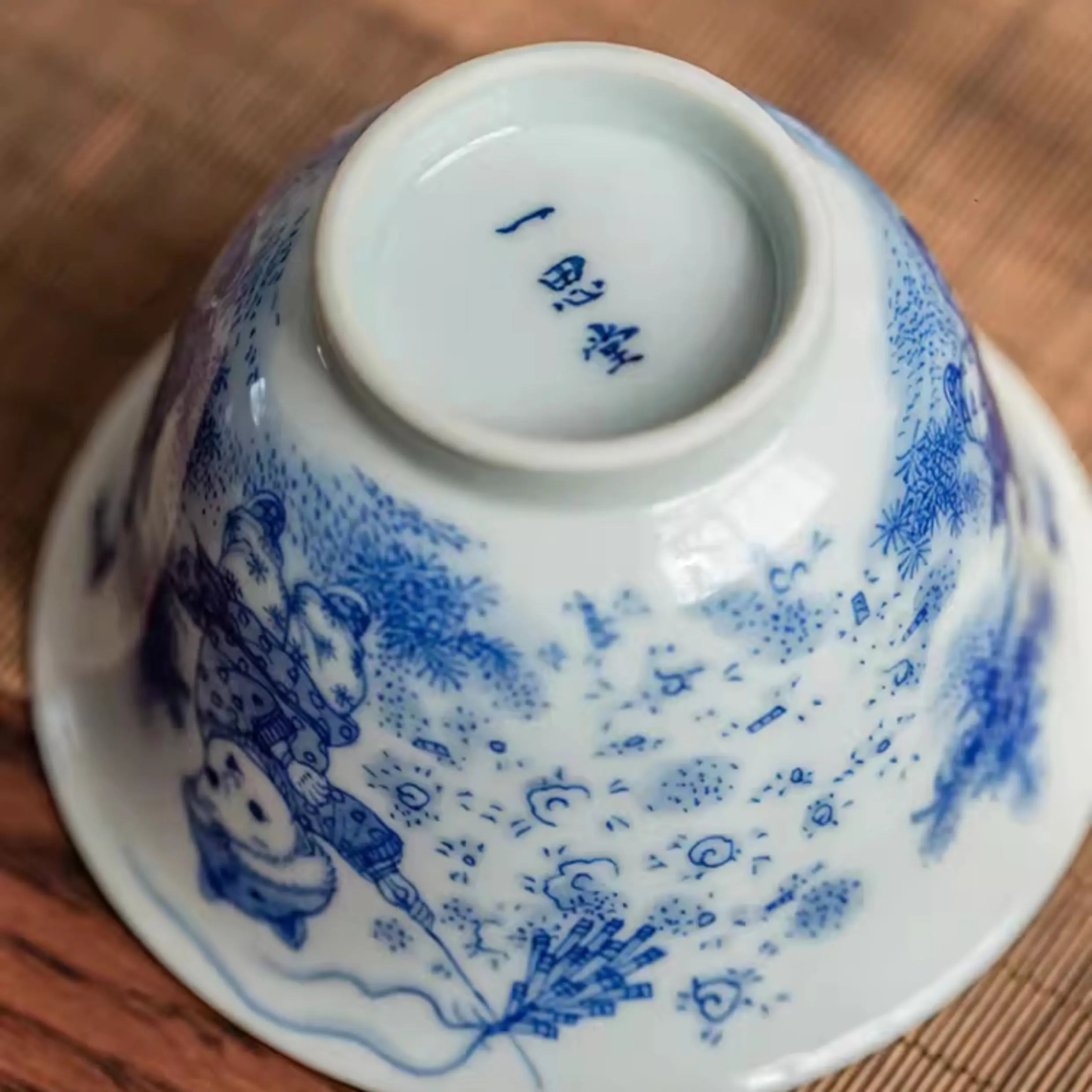 Ying Xi Tu - Jing De Zhen Porcelain Gaiwan zycschina