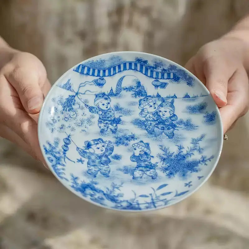 Ying Xi Tu - Jing De Zhen Porcelain Gaiwan zycschina