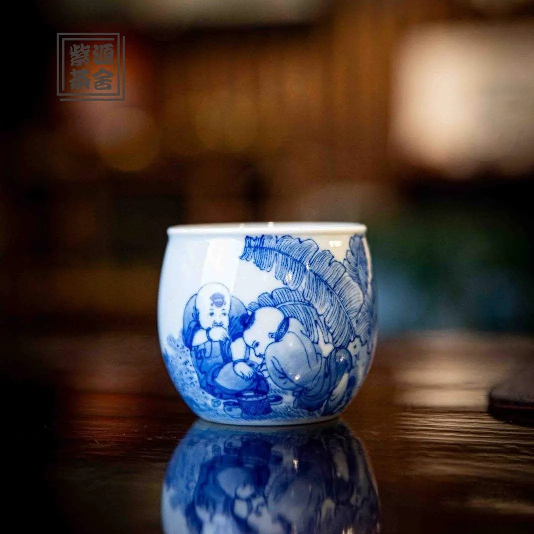 Ying Xi Tu - Jing De Zhen Porcelain Gaiwan zycschina