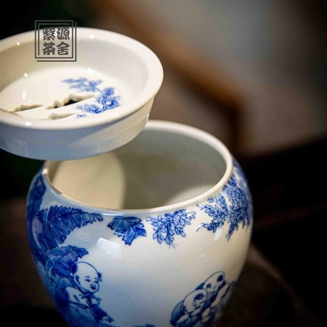 Ying Xi Tu - Jing De Zhen Porcelain Gaiwan zycschina