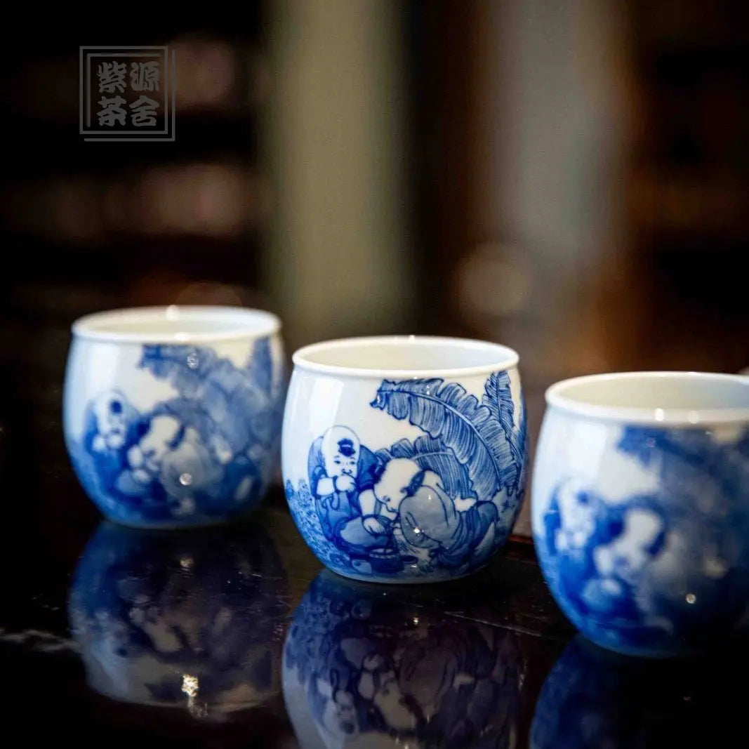 Ying Xi Tu - Jing De Zhen Porcelain Gaiwan zycschina