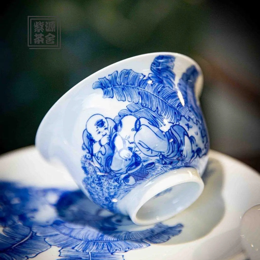 Ying Xi Tu - Jing De Zhen Porcelain Gaiwan zycschina