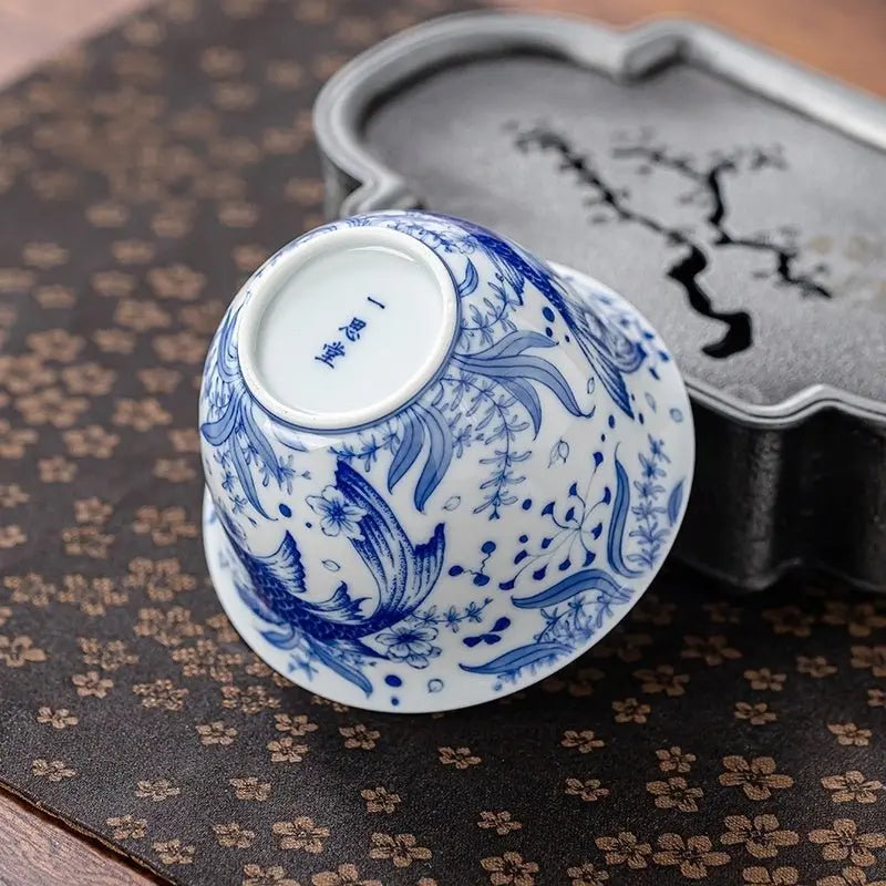 Yu Yu Xiong Zhang 150cc - Jing De Zhen Porcelain Gaiwan zycschina