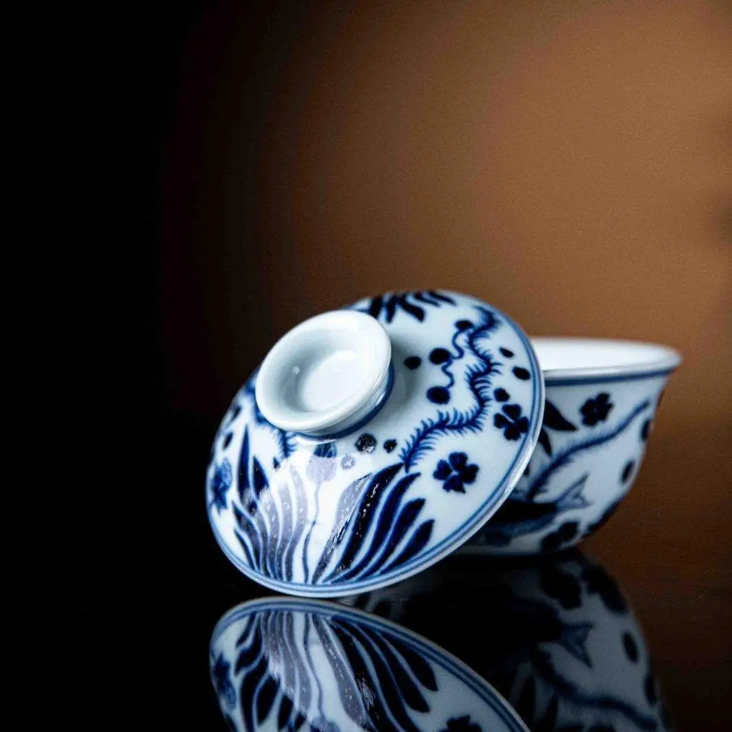 Yu Zao 100cc - Jing De Zhen Porcelain Gaiwan zycschina