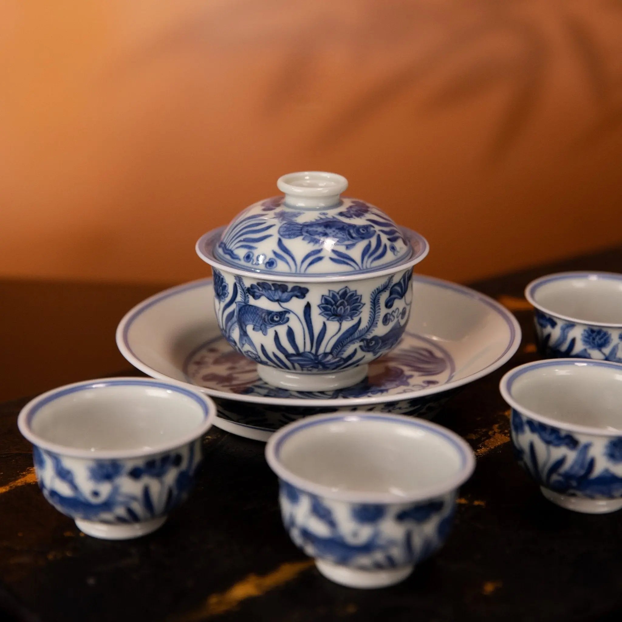 Yu Zao 85cc - Jing De Zhen Porcelain Gaiwan zycschina