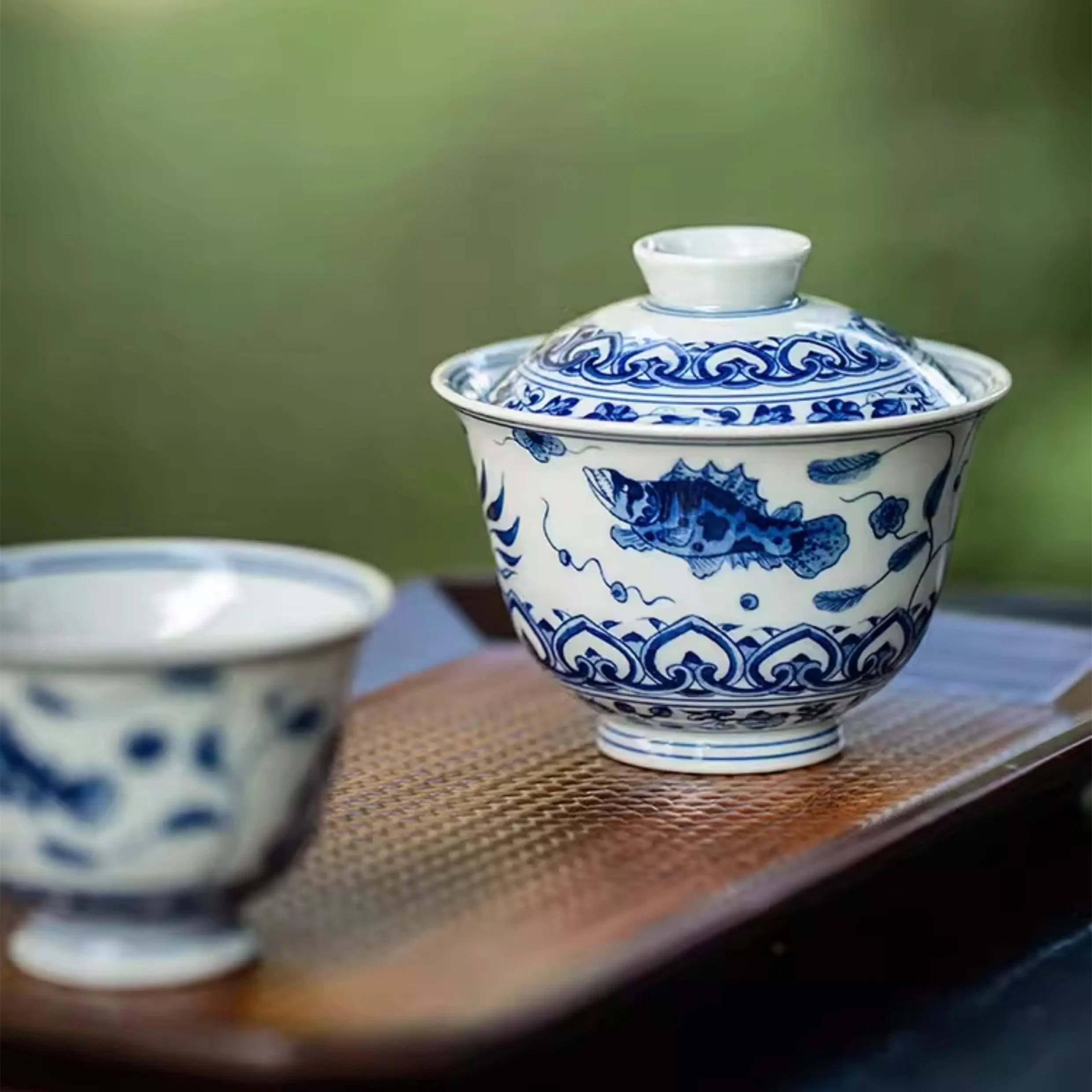 Yu Zao Wen - Jing De Zhen Porcelain Gaiwan zycschina