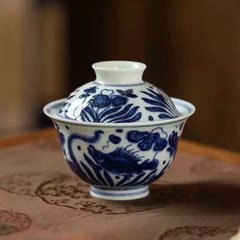 Yu Zao Wen - Jing De Zhen Porcelain Gaiwan zycschina