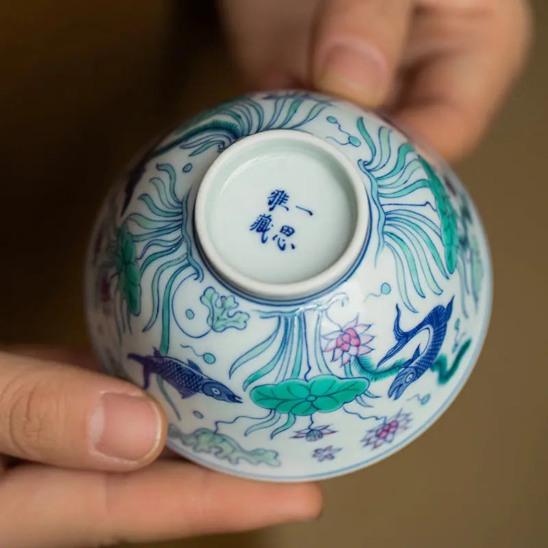 Yu Zao Wen - Jing De Zhen Porcelain Teacup zycschina