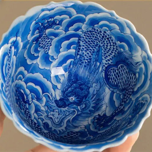 Yun Long Wen - Jing De Zhen Porcelain Gaiwan zycschina