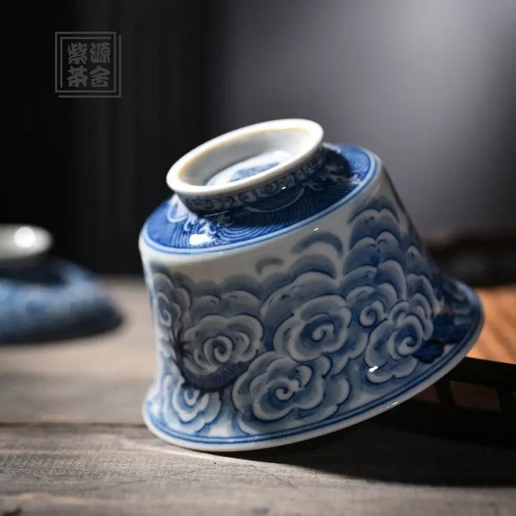 Yun Long Wen - Jing De Zhen Porcelain Gaiwan zycschina
