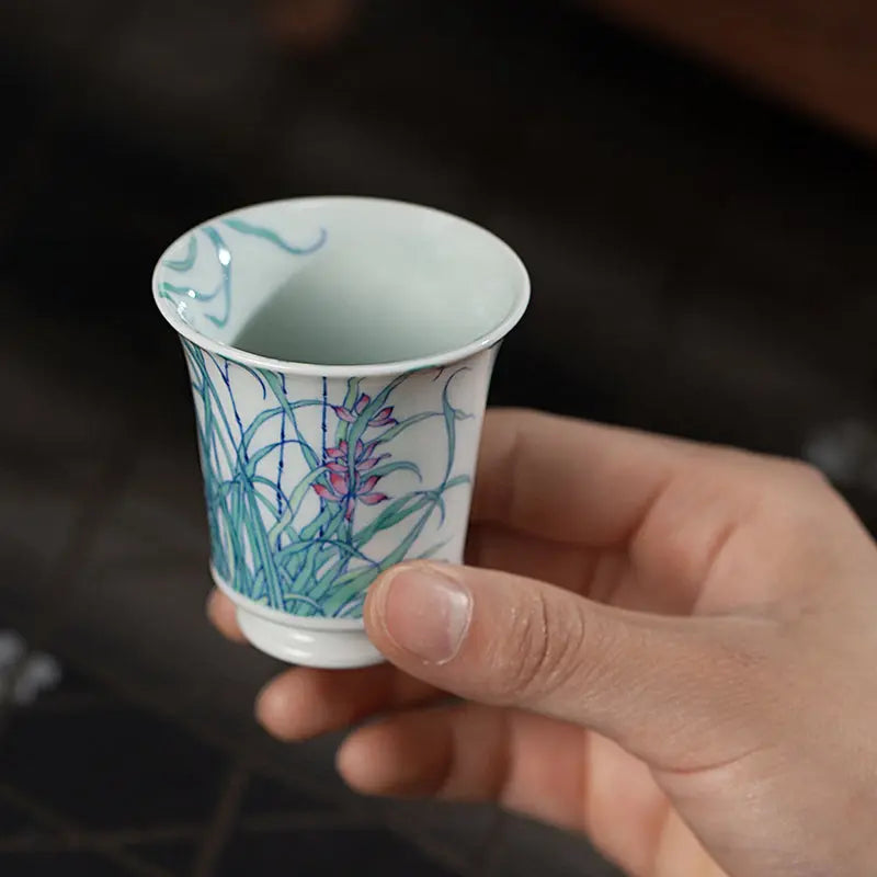 Zhi Lan Xiu Shi - Jing De Zhen Porcelain Teacup zycschina