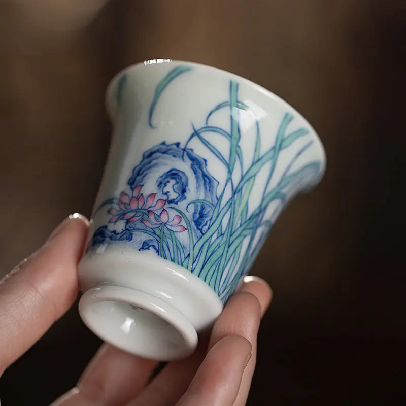 Zhi Lan Xiu Shi - Jing De Zhen Porcelain Teacup zycschina