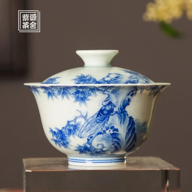 Zhi Liao 120cc - Jing De Zhen Porcelain Gaiwan zycschina