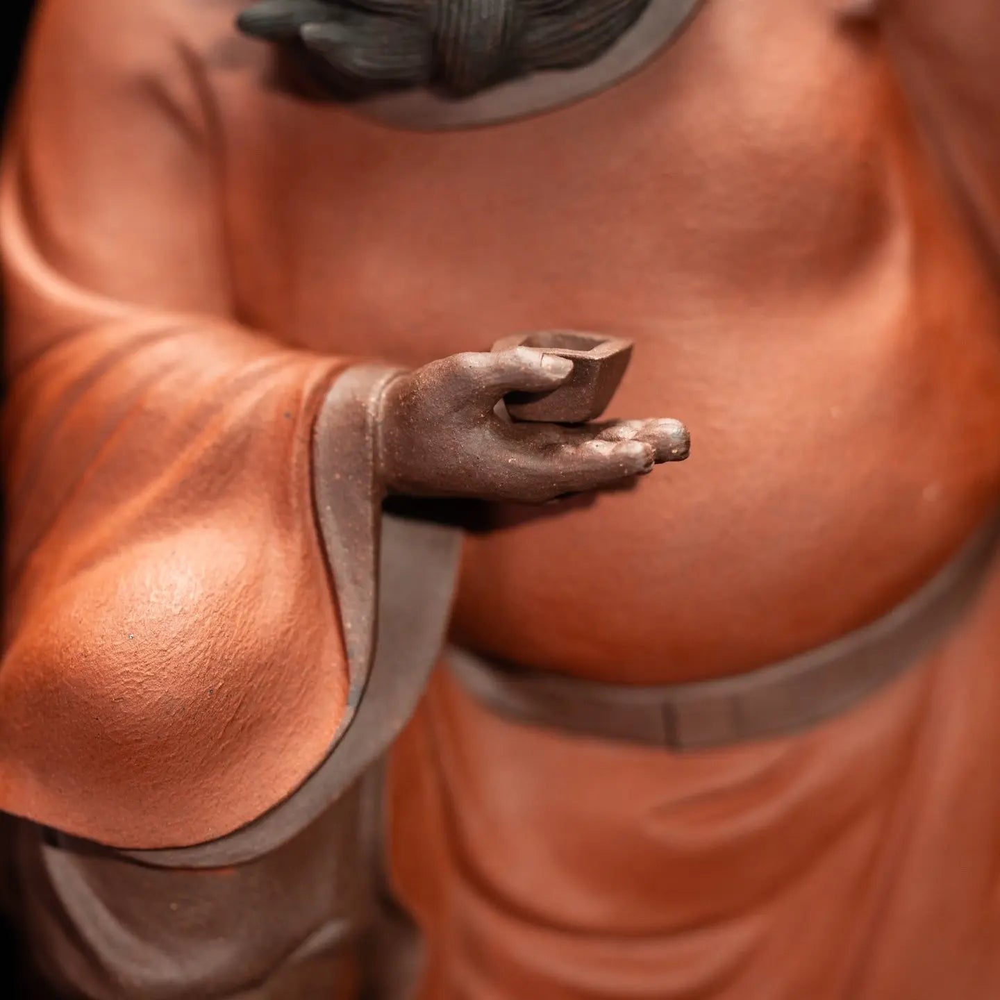 Zhong Kui Zui Jiu - Zisha Sculpture 江苏宜兴