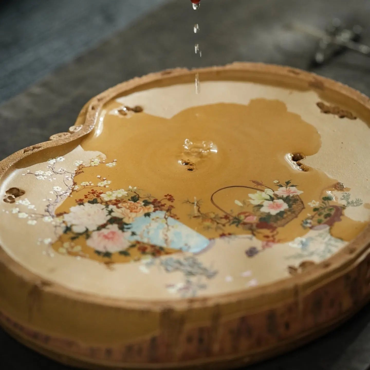 Zhu Bao Ping An - Dry Bubble Tray 江苏宜兴