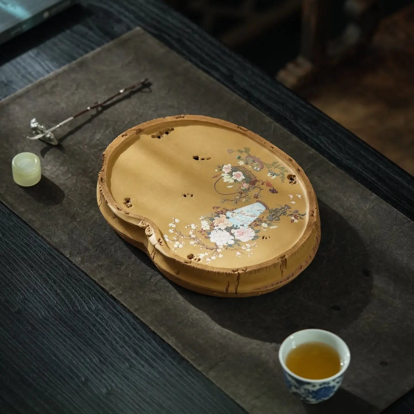 Zhu Bao Ping An - Dry Bubble Tray 江苏宜兴