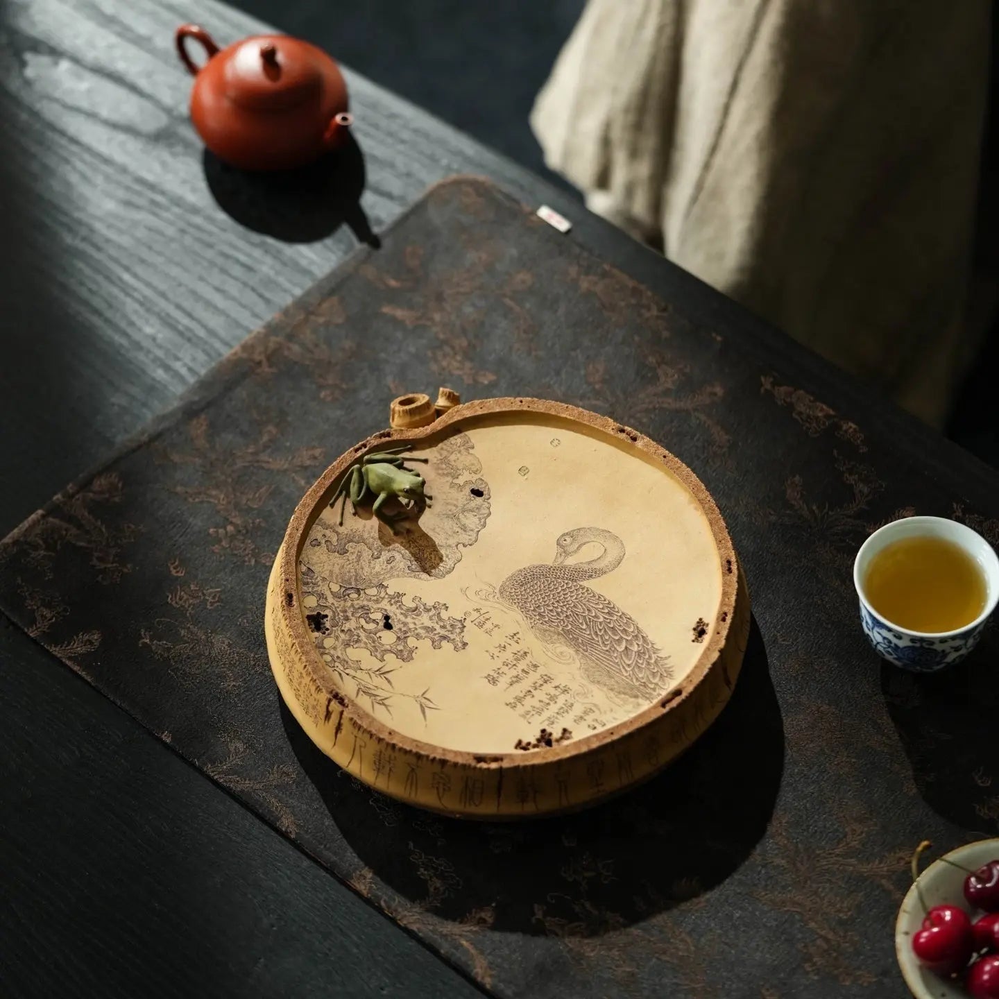 Zhu Bao Ping An - Dry Bubble Tray 江苏宜兴