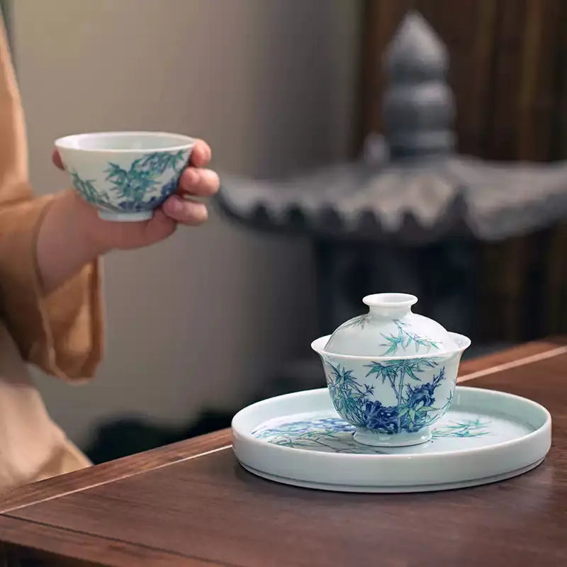 Zhu Shi - Jing De Zhen Porcelain Gaiwan zycschina
