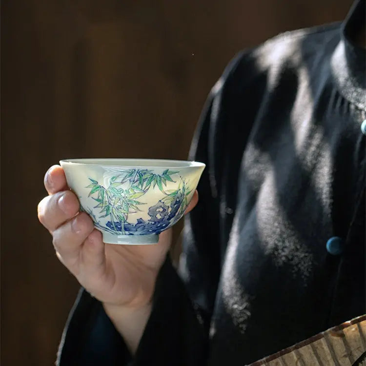 Zhu Shi - Jing De Zhen Porcelain Teacup zycschina