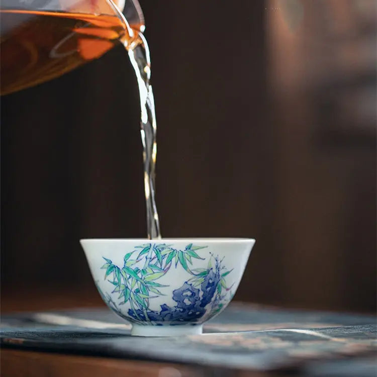 Zhu Shi - Jing De Zhen Porcelain Teacup zycschina
