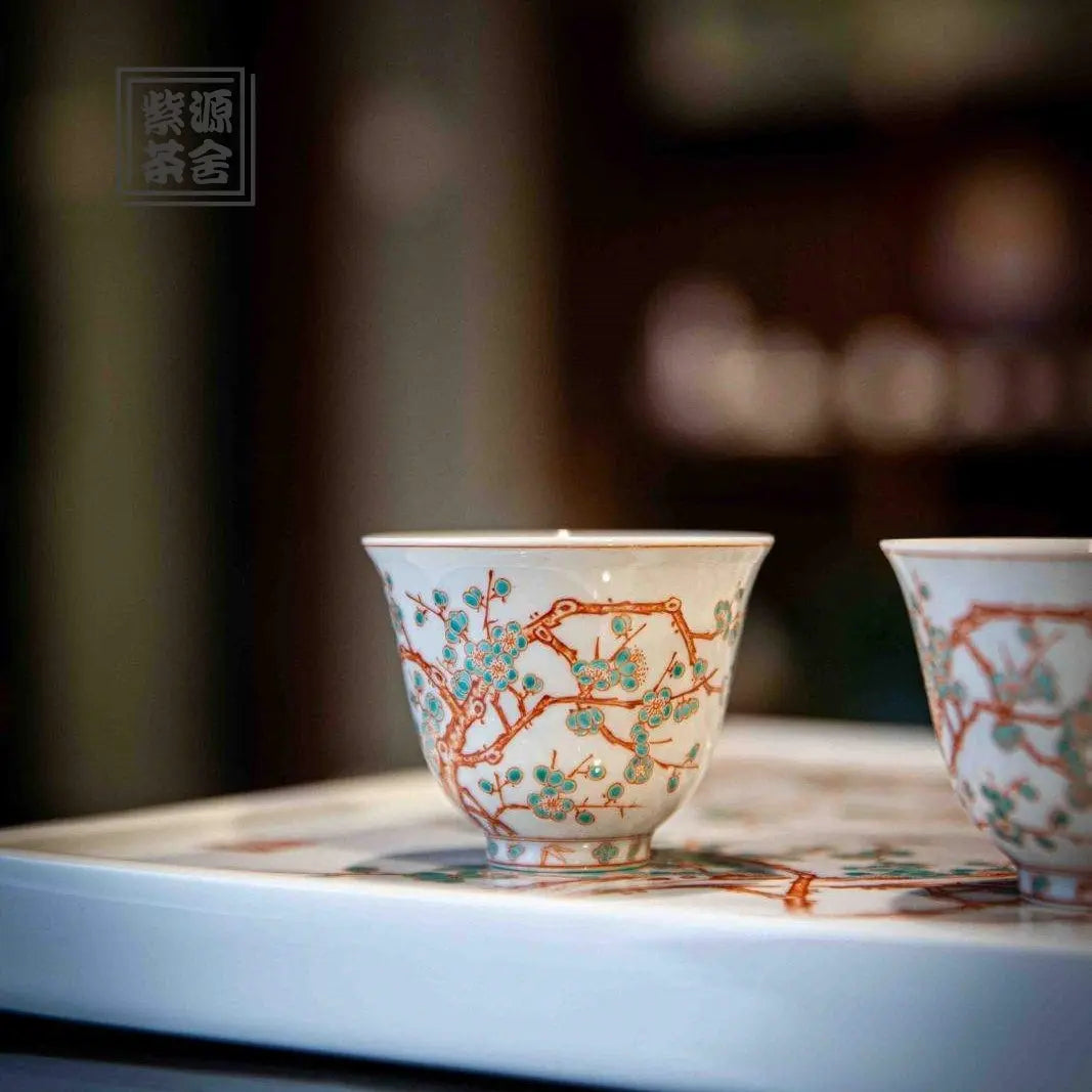 Zhu Song Mei - Jing De Zhen Porcelain Gaiwan zycschina