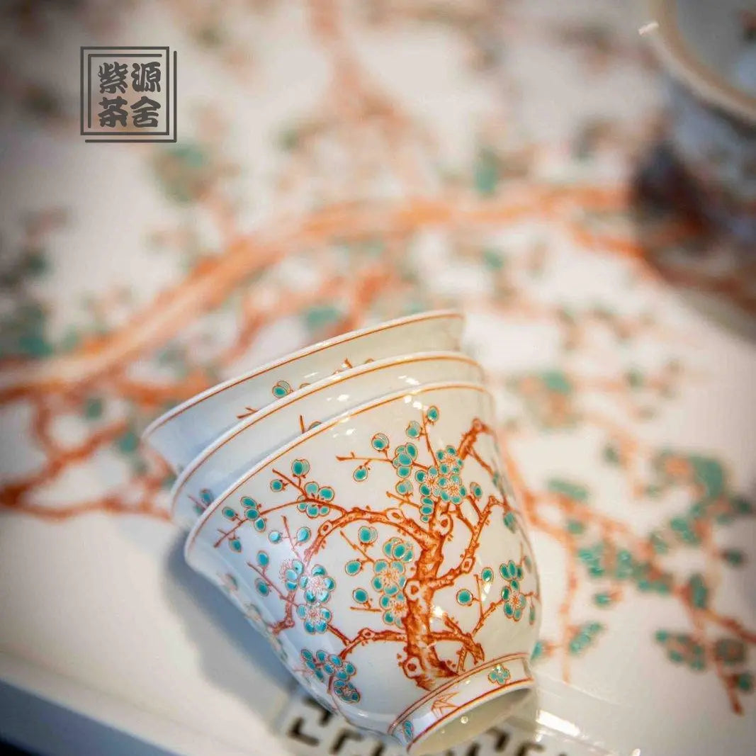 Zhu Song Mei - Jing De Zhen Porcelain Gaiwan zycschina