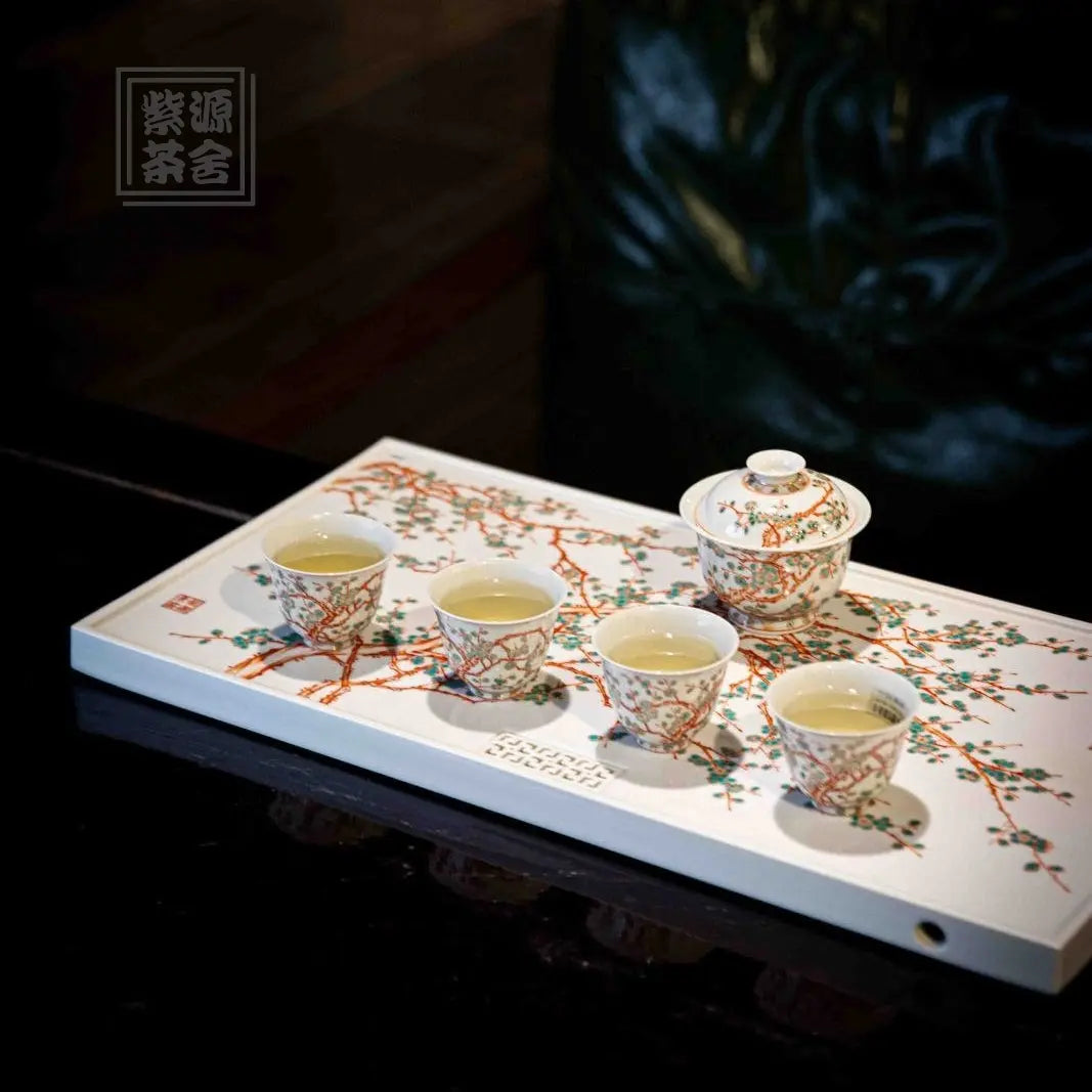 Zhu Song Mei - Jing De Zhen Porcelain Gaiwan zycschina