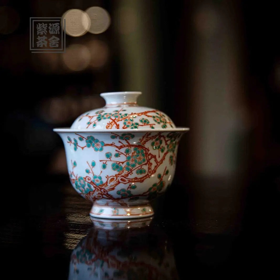 Zhu Song Mei - Jing De Zhen Porcelain Gaiwan zycschina