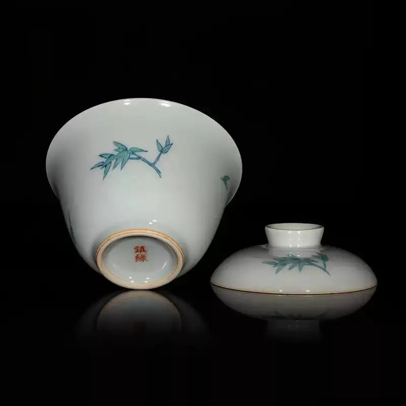 Zhu Ying - Jing De Zhen Porcelain Gaiwan zycschina