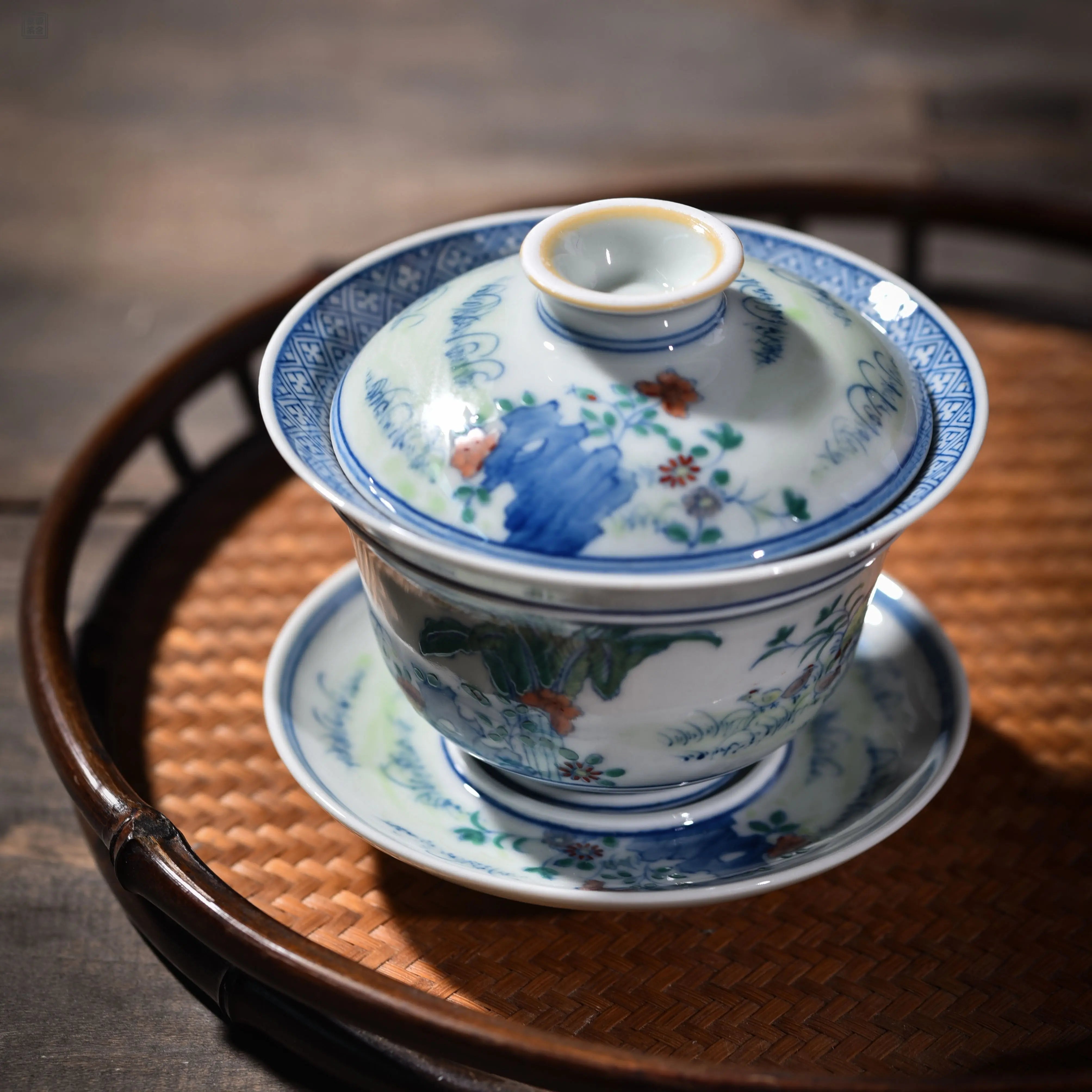 Zi Mu Ji Tu - Jing De Zhen Porcelain Gaiwan zycschina