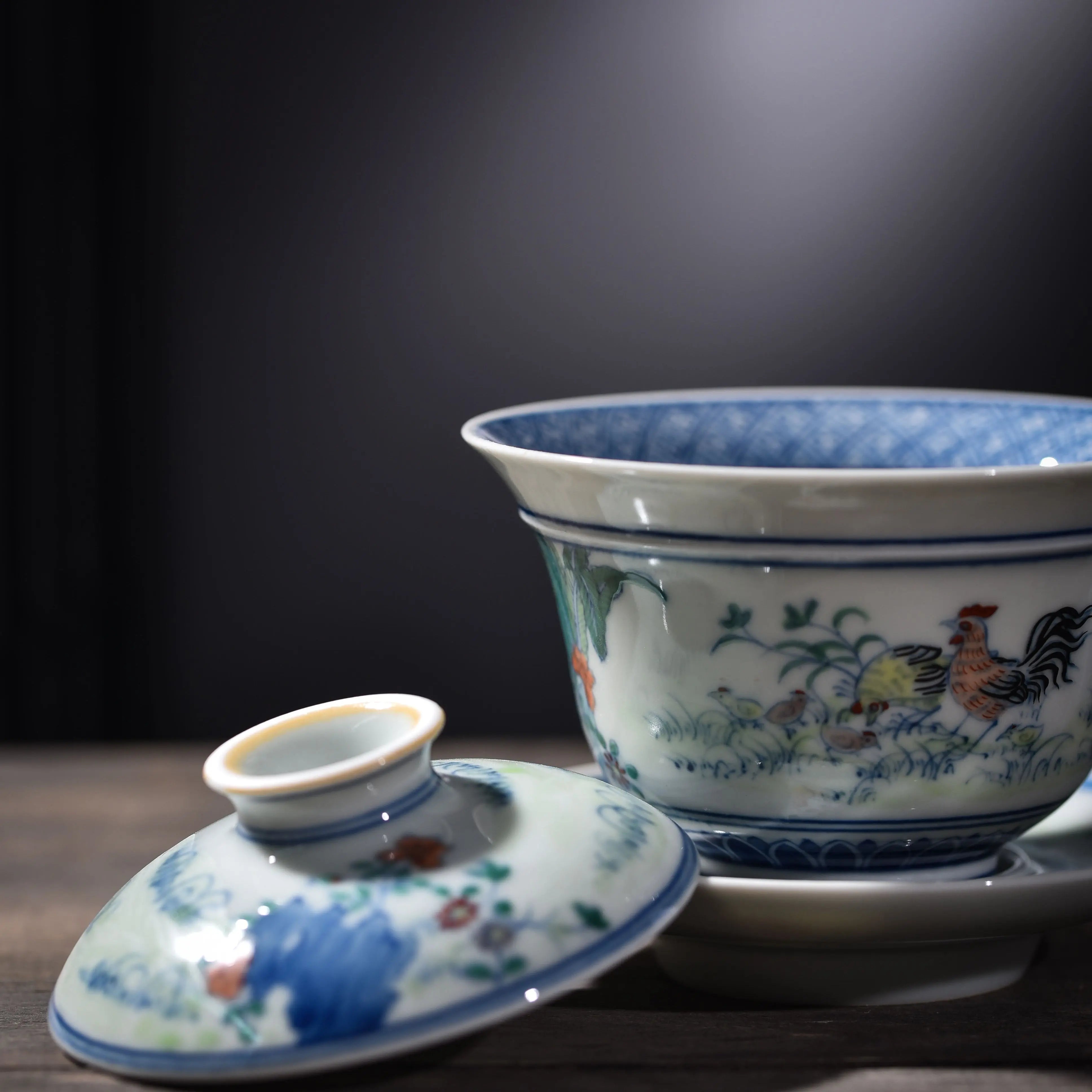 Zi Mu Ji Tu - Jing De Zhen Porcelain Gaiwan zycschina