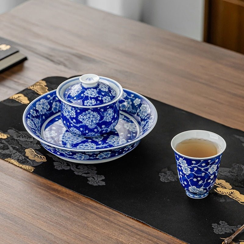 Bing Mei 130cc - Jing De Zhen Porcelain Gaiwan - zycs_China