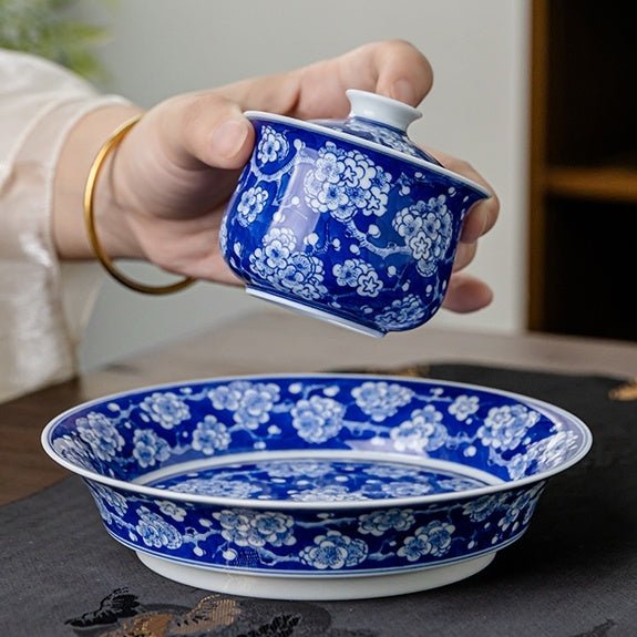 Bing Mei 130cc - Jing De Zhen Porcelain Gaiwan - zycs_China