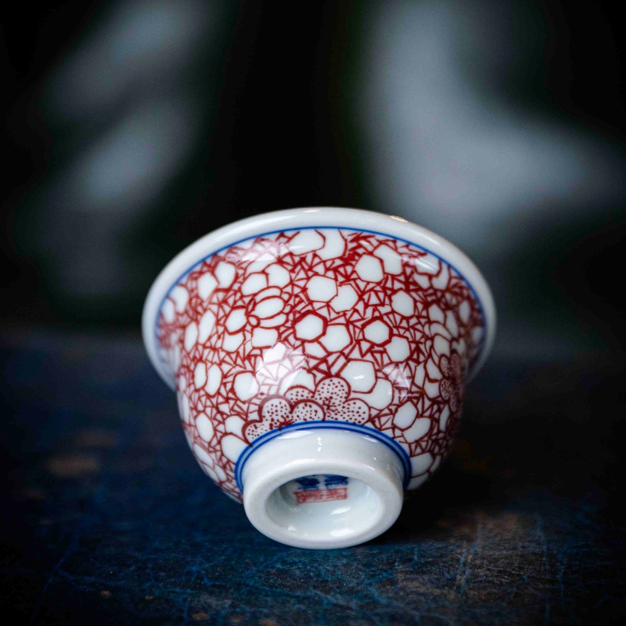 Bing Mei 80cc - Jing De Zhen Porcelain Gaiwan - zycs_China