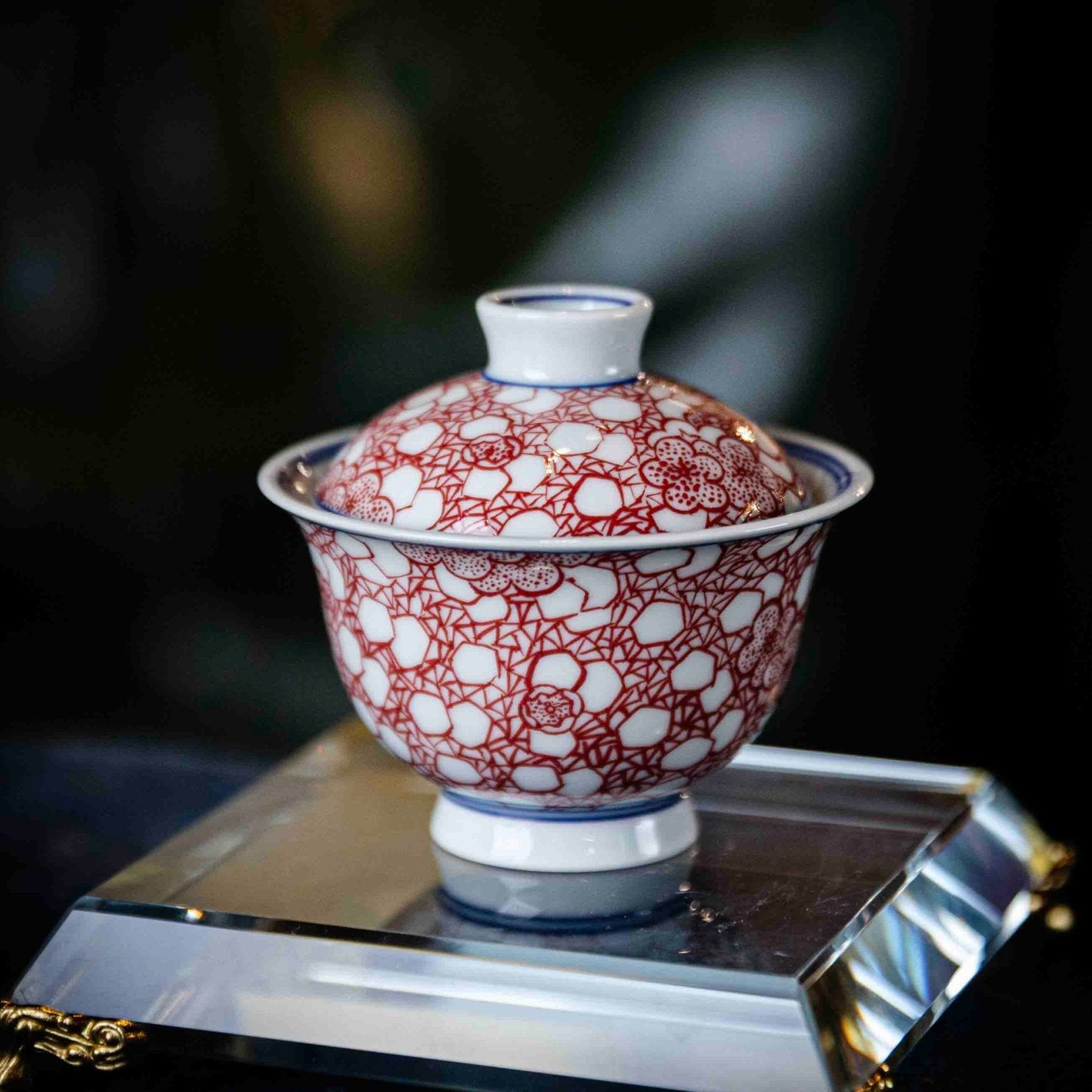 Bing Mei 80cc - Jing De Zhen Porcelain Gaiwan - zycs_China