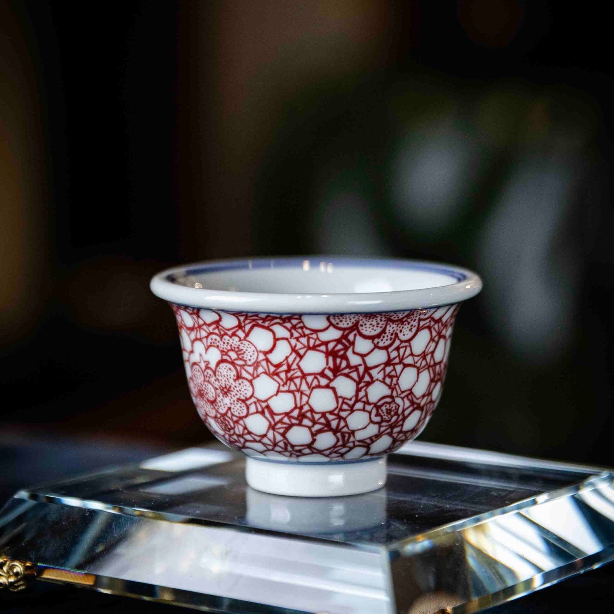 Bing Mei 80cc - Jing De Zhen Porcelain Gaiwan - zycs_China