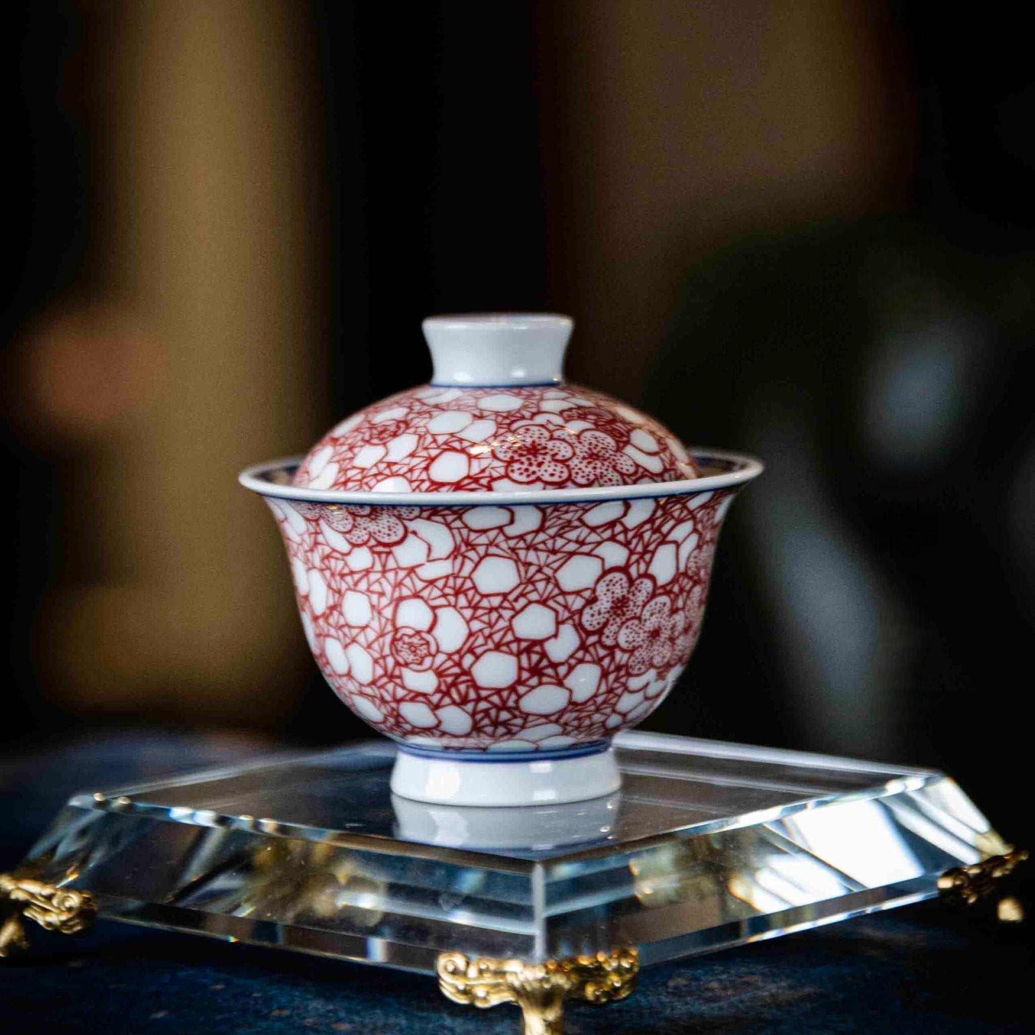 Bing Mei 80cc - Jing De Zhen Porcelain Gaiwan - zycs_China