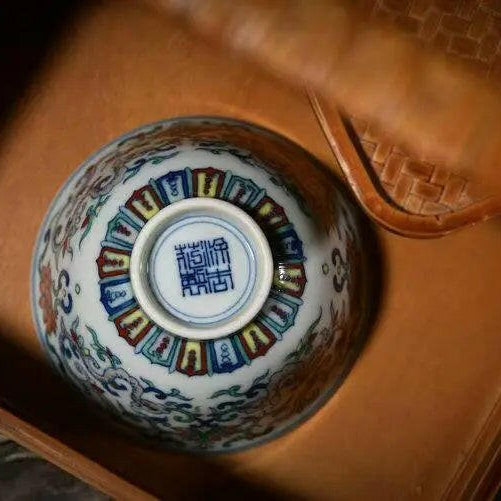 Chan Zhi Chi Long - Jing De Zhen Porcelain Teacup - zycs_China - tea - teapot