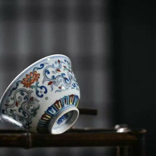 Chan Zhi Chi Long - Jing De Zhen Porcelain Teacup - zycs_China - tea - teapot