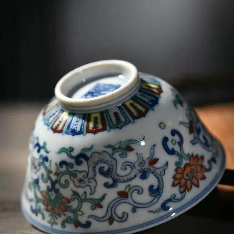 Chan Zhi Chi Long - Jing De Zhen Porcelain Teacup - zycs_China - tea - teapot