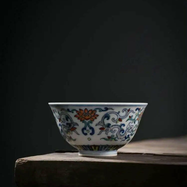 Chan Zhi Chi Long - Jing De Zhen Porcelain Teacup - zycs_China - tea - teapot