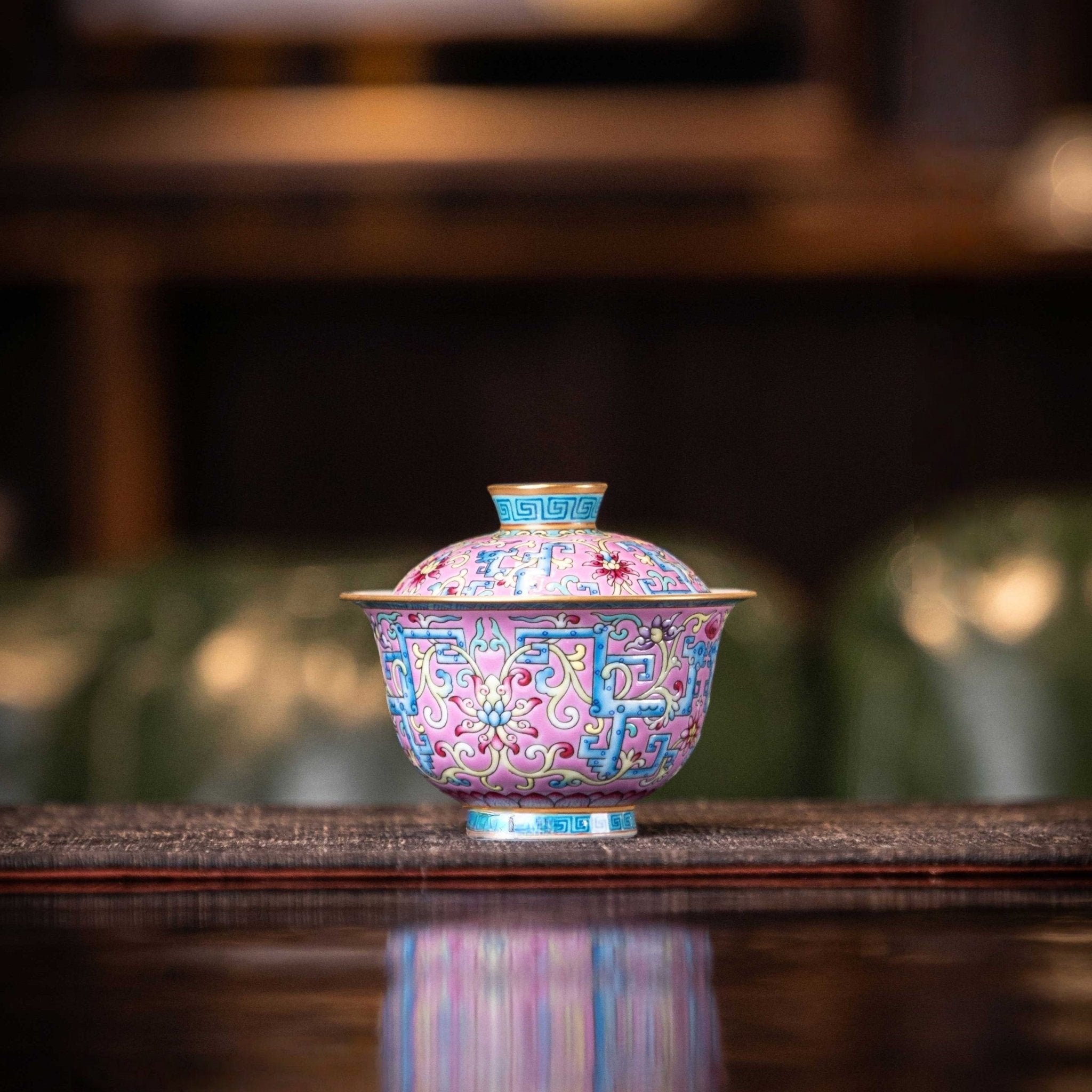 Chan Zhi Kui Long 90cc - Jing De Zhen Porcelain Gaiwan zycschina