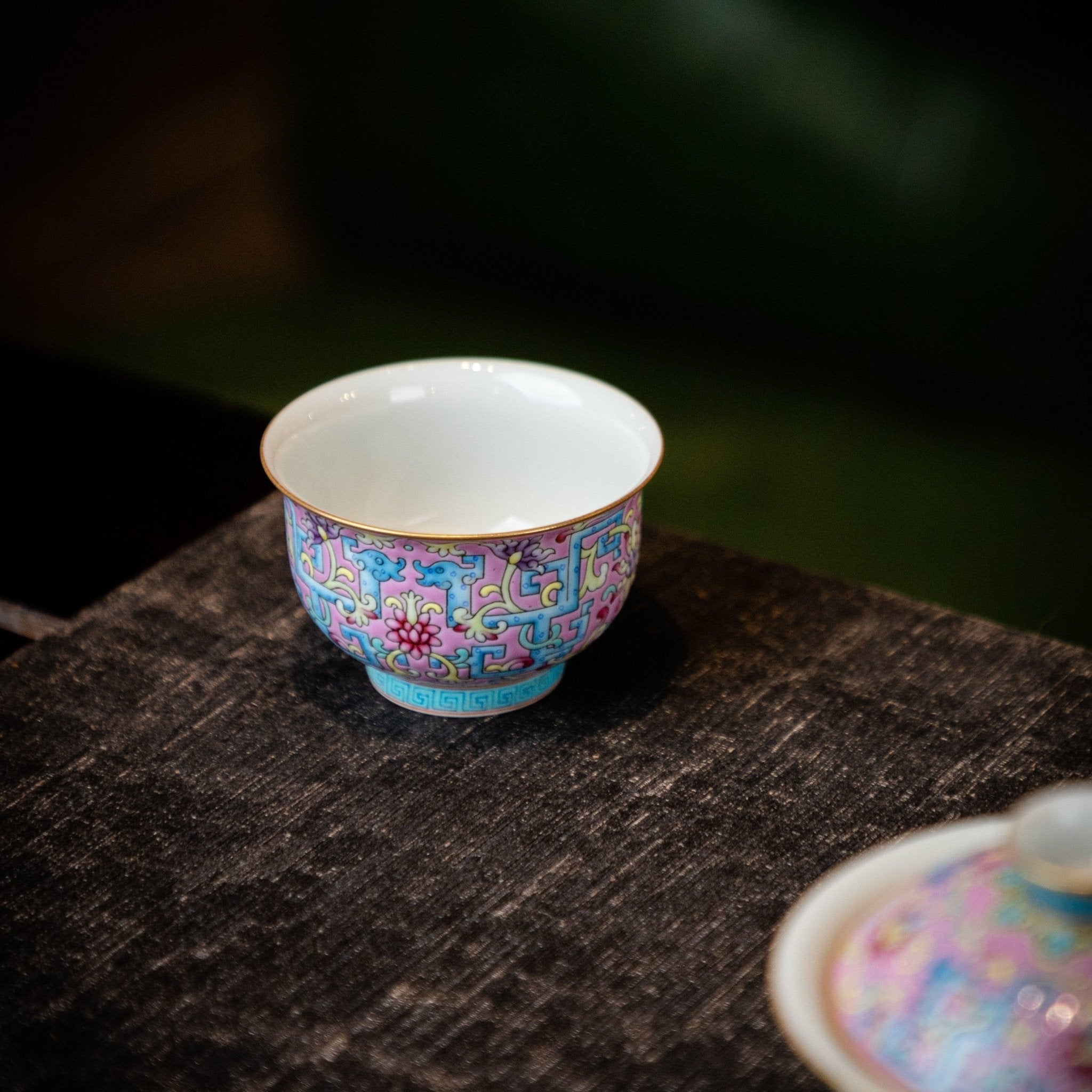 Chan Zhi Kui Long 90cc - Jing De Zhen Porcelain Gaiwan zycschina